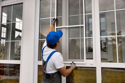 Energy-Saving Windows on a Residence